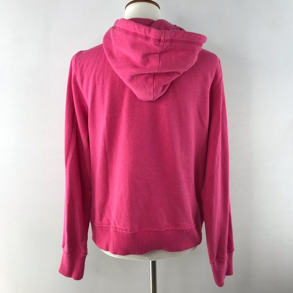 Aeropostale Pink Soft Pullover Kangaroo Pouch Logo Hoodie XL - Picture 2 of 8